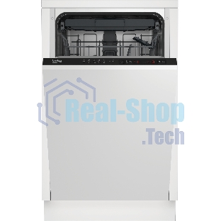 Встраиваемая посудомоечная машина Beko BDIS1W861, белый, 44.8 см, 9 компл., 55 дБ, класс A