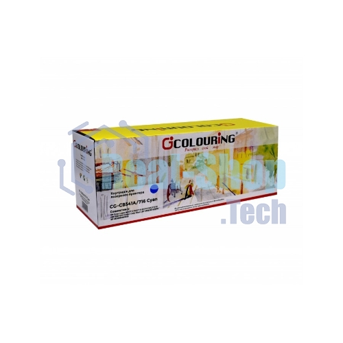 Картридж лазерный Colouring CG-CB541A/716 Голубой (1400 стр.) для принтеров HP Color LaserJet CP1210/CP1215/CP1510/CP1518/CM1300/1312/Canon Color Shot LBP 5050/5970/5975/MF-8030/8040/8050