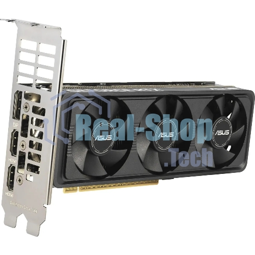 Видеокарта Asus GeForce RTX 5060 LP BRK, NVIDIA RTX 5060, 8Gb, GDDR7, 128 bit, PCI-E 5.0, HDMIx2, DPx1, HDCP, 2580 MHz