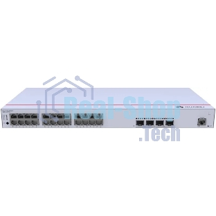 Коммутатор Huawei S310-24P4S L2+ (static router), 24*10/100/1000BASE-T ports, 4*GE SFP ports, POE+(370W)