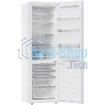 Холодильник Haier C2F637CWMVU1 белый, двухкамерный, 278/108л, морозилка снизу, No Frost