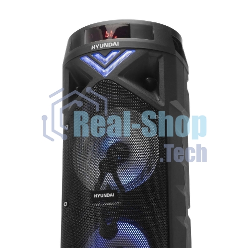 Минисистема Hyundai H-MC180 черный 80Вт/FM/USB/BT/SD/MMC
