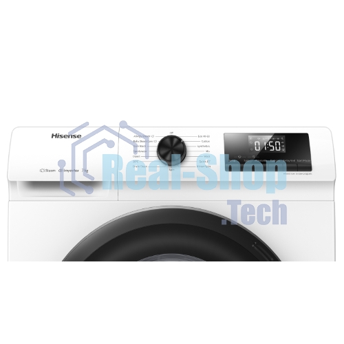 Стиральная машина Hisense WFQP7012VM белая, загрузка фронтальная 7кг, 1200 об/мин., класс: A++