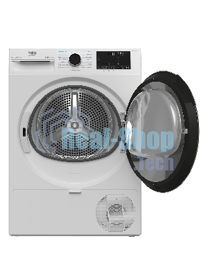 Сушильная машина Beko B5T69233 белый, 9 кг, сушка - тепловой насос, программ - 15, 59.8 x 84.6 x 60.5 см