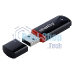 Флешка USB Smartbuy Crown black (SB4GBCRW-K), 4Gb, USB 2.0, R/W 25/15, черный/красный