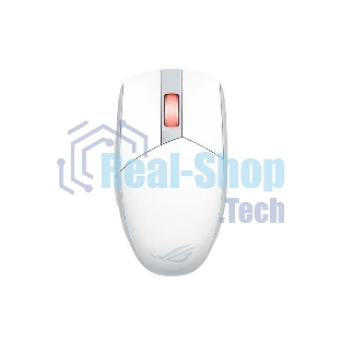Мышь беспроводная ASUS ROG Strix Impact III белый, 36000 dpi, USB Type-A, радиоканал, Bluetooth, кнопки - 5