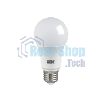 Лампа светодиодная IEK LLE-A60-7-230-40-E27 ECO A60 7Вт грушевидная 4000К белый E27 633лм 230-240В