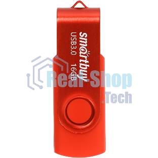 Флешка USB SmartBuy Twist Red (SB016Gb3TWR), 16Gb, USB 3.0, R/W 70/40, красный