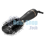 Фен-щётка BBK BHC3500 черный/шампань, 1200 Вт