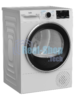 Сушильная машина Beko B5T69233 белый, 9 кг, сушка - тепловой насос, программ - 15, 59.8 x 84.6 x 60.5 см