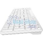 Клавиатура A4Tech Fstyler FBK27C AS белый USB беспроводная BT/Radio slim Multimedia (FBK27C AS)
