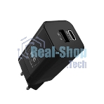 Сетевое зарядное устройство MORE CHOICE NC85 1USB+1Type-C 3.0A PD 20W+QC3.0, черный