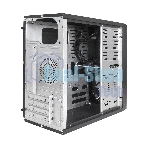 Компьютерный корпус Minitower ExeGate mEVO-7807-XP400 (mATX, БП XP400 с вент. 12см, 1*USB+1*USB 3.0, черный, 1 вент. 12см с RGb подсветкой)