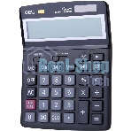 Калькулятор настольный Deli E39259 черный 16-разр.