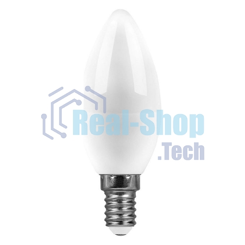 Лампа светодиодная SAFFIT SBC3713 (55163) 13Вт Е14 теплый матовая свеча
