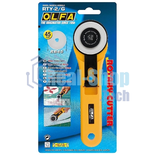 Нож дисковый Olfa OL-RTY-2/G пластик нерж.сталь 1 шт