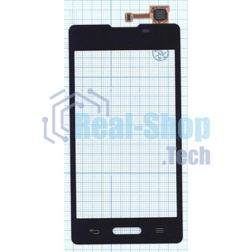 Сенсорное стекло (тачскрин) для LG Optimus L5 II E450 E460, черное