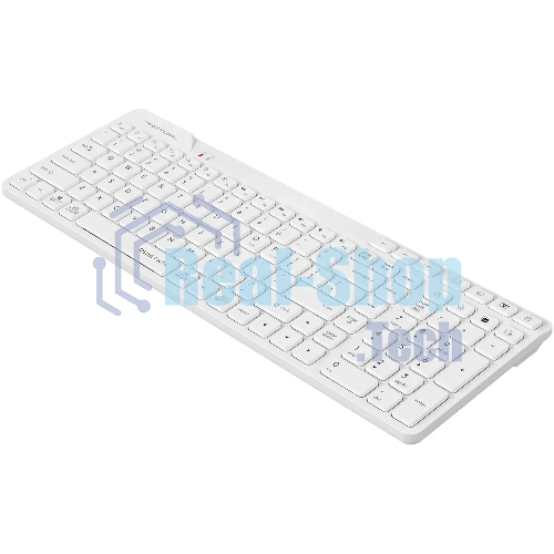 Клавиатура A4Tech Fstyler FBK27C AS белый USB беспроводная BT/Radio slim Multimedia (FBK27C AS)