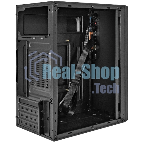 Компьютерный корпус Minitower ExeGate BAA-308U2-AA500 (mATX, БП AA500 с вент. 8см, 1хUSB+2хUSB 3.0, HD Audio, черный)