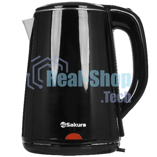 Чайник электрический Sakura SA-2150BK 1.8 л, двойной корпус,черн д