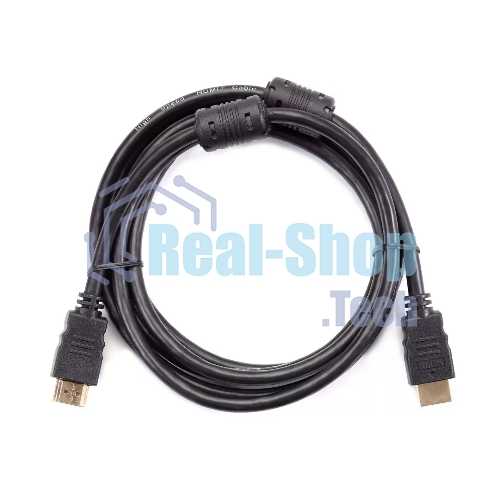 Кабель Telecom HDMI-19M --- HDMI-19M ver 2.0+3D/Ethernet,2 фильтра 2m TCG200F-2M