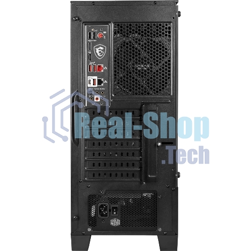 Компьютерный корпус MSI MAG FORGE 100M/mid-tower, ATX, tempered glass side panel/2x RGb 120мм & 1x 120мм fans inc./MAG FORGE 100M