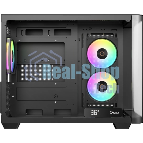 Компьютерный корпус Ocypus Iota C50 BK Curve ARGB Digital mATX без БП (Iota-C50-BKD300CD-GL)