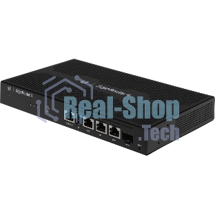 Маршрутизатор Ubiquiti ER-4-EU EdgeRouter 4 4 ядра (1 ГГц), 3х 1G RJ45, 1х SFP