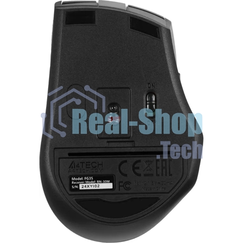Комплект клавиатура+мышь A4Tech FStyler FG1035 беспроводной, USB, 2000 DPI, чёрный/серый