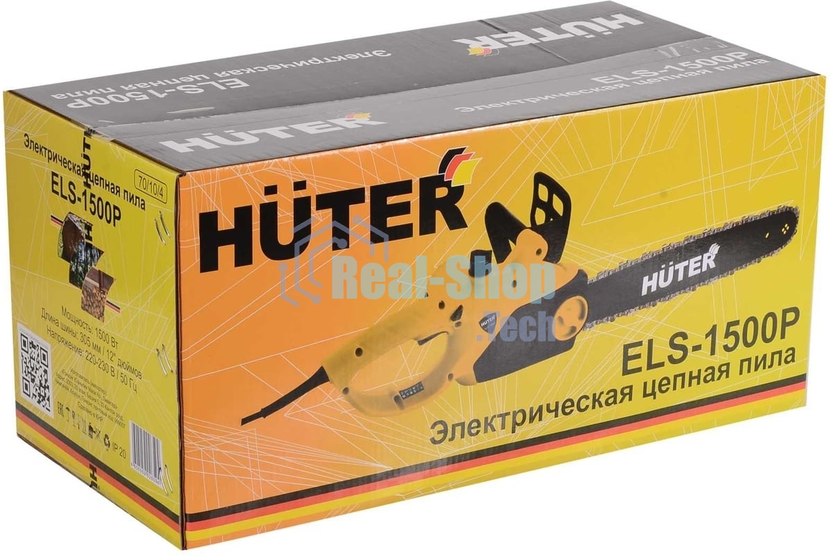 Электрическая цепная пила Huter ELS-1500P 1500Вт дл.шин.:12