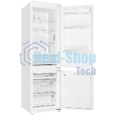 Встраиваемый холодильник Kuppersberg NBM 17863, Габариты(ВхШхГ):178.5x54x54,5; Перенавешиваемые двери, Класс энергопотребления А++ (222 кВт/ч), No-frost, 182л/59л, Уровень шума: 41 Дб