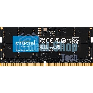 Оперативная память Crucial Premier, DDR5, 16GB (1x16GB), 4800 MHz, CL40, без радиатора, SO-DIMM