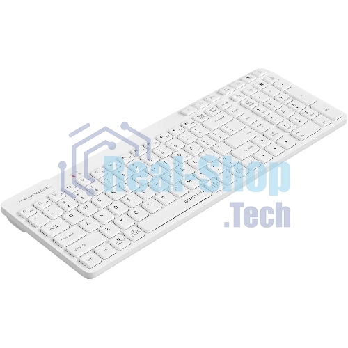 Клавиатура A4Tech Fstyler FBK27C AS белый USB беспроводная BT/Radio slim Multimedia (FBK27C AS)