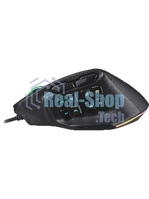Мышь проводная REDRAGON Aatrox черный, 12400 dpi, USB, кнопки - 15