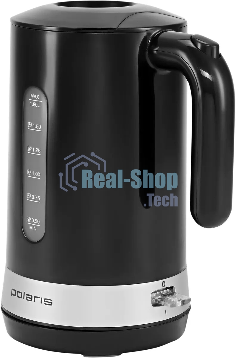 Чайник электрический Polaris PWK 1803C Water Way Pro, пластик Черный