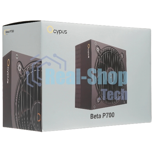 Блок питания 700W Ocypus Beta P700 BK (ATX, APFC, 20+4 pin, 120мм fan, PCI-E 6+2Px2, 3xSATA) (Beta-P700-N1HDBK024X-EU)