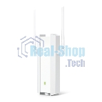 Двухдиапазонная точка доступа TP-Link EAP625-Outdoor HD, для улицы и помещений с поддержкой Wi-Fi 6 AX1800, 1 гиг. порт RJ45, 802.3af/at, Passive PoE (48 В, 0,5 А), IP67, 2 внешние антенны