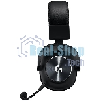Наушники с микрофоном Logitech G Pro X черный 2м мониторные оголовье (981-000819)