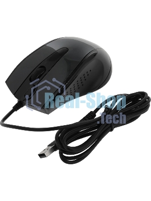 Мышь проводная A4Tech N-500FS черный, 1200 dpi, USB, кнопки - 4