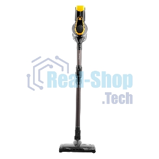 Пылесос вертикальный Brayer BR4273 серый/желтый, питание от аккумулятора, 350 Вт, уборка сухая, пылесборник 0,8 л
