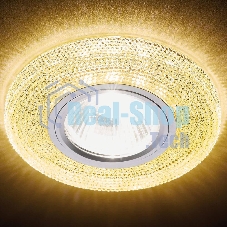 Встраиваемый точечный светильник S290 GD хром/топаз/MR16+3W(LED WHITE)