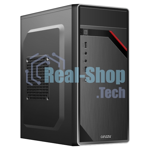 Компьютерный корпус Ginzzu D180 2хUSB 2.0,AU w/o PSU