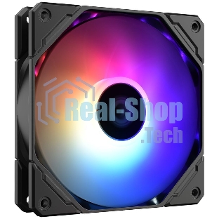 Вентилятор для корпуса ID-Cooling TF-12025-PRO-ARGb черный, 120 мм, 1800 об/мин, 35.2 дБ, 4 pin