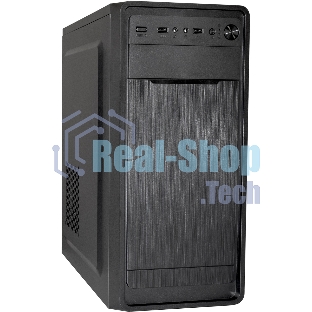 Компьютерный корпус Miditower ExeGate XP-332 Black, ATX, (XP600, Black,120мм), 2*USB, Audio