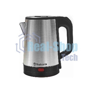 Чайник Sakura SA-2167BK 1.8 л, нерж+черн д