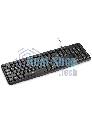 Клавиатура проводная Oklick 130M, USB, черный