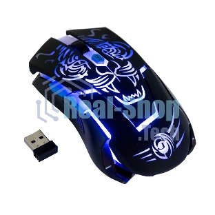 Мышь беспроводная Dialog Gan-Kata MRGK-12UR черный, 1600 dpi, радиоканал, USB, кнопки - 6