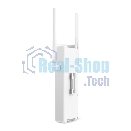 Двухдиапазонная точка доступа TP-Link EAP625-Outdoor HD, для улицы и помещений с поддержкой Wi-Fi 6 AX1800, 1 гиг. порт RJ45, 802.3af/at, Passive PoE (48 В, 0,5 А), IP67, 2 внешние антенны