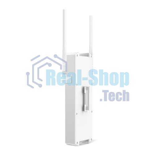 Двухдиапазонная точка доступа TP-Link EAP625-Outdoor HD, для улицы и помещений с поддержкой Wi-Fi 6 AX1800, 1 гиг. порт RJ45, 802.3af/at, Passive PoE (48 В, 0,5 А), IP67, 2 внешние антенны