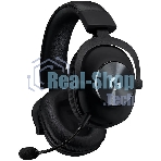 Наушники с микрофоном Logitech G Pro X черный 2м мониторные оголовье (981-000819)